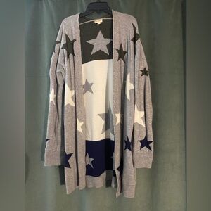 Hem & Thread Starry Gray Cardigan